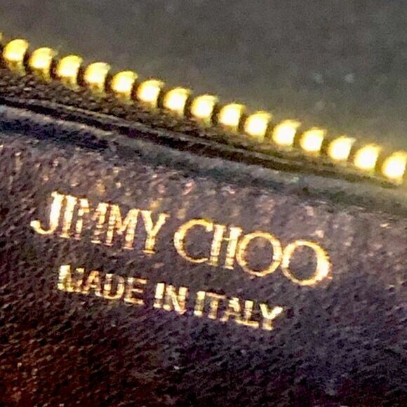 JIMMY CHOO Filipa Blue Leather and Studded Stars Continental Zip Wallet - Picture 5 of 13